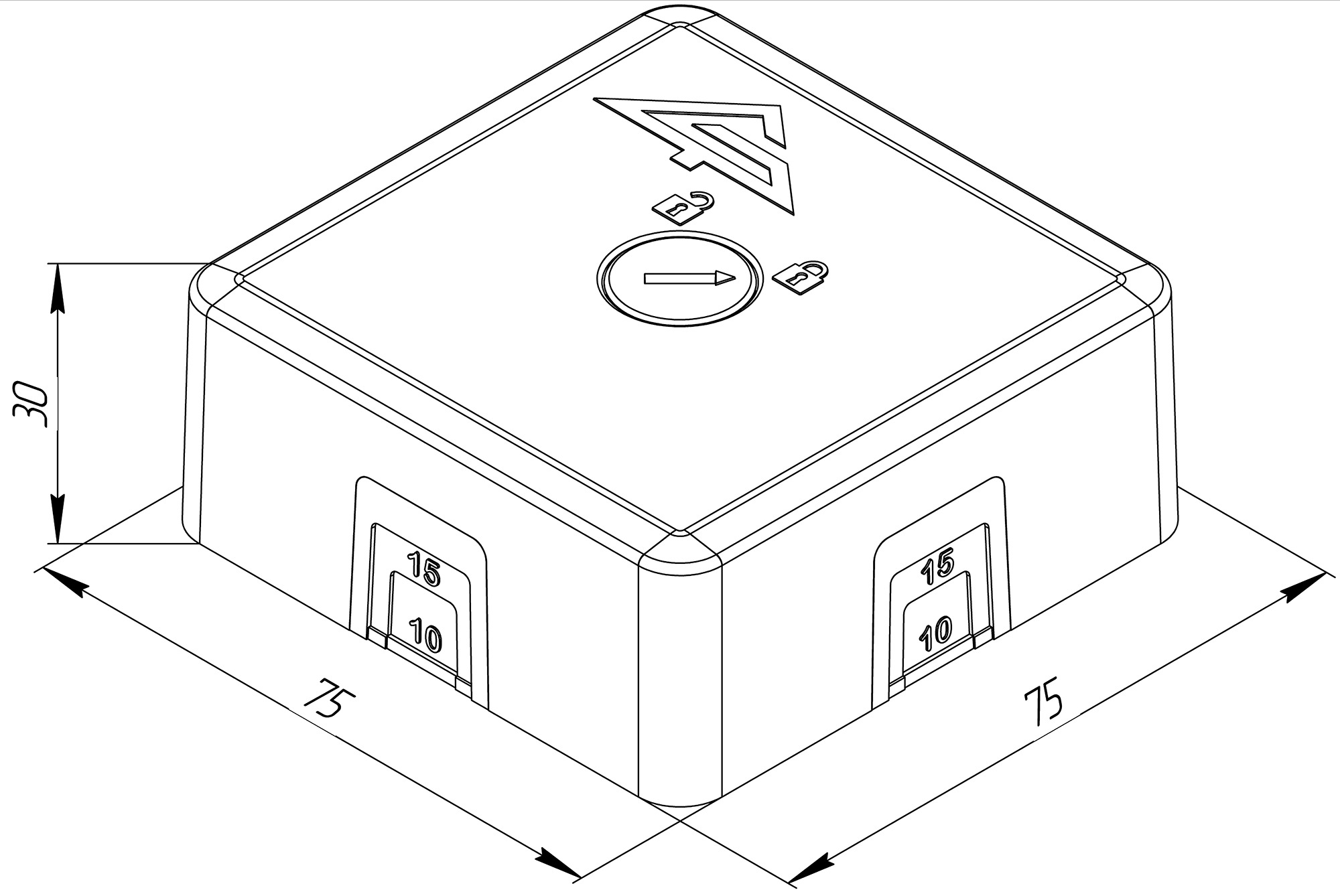 Коробки огнестойкие КМ-О (2к)-IP41-s | Гефест